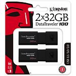 Изображение USB Flash 32GB KINGSTON DataTraveler 100 G3 USB3.0 DT100G3/32GB-2P (набор 2 шт) Фото USB Flash 32GB KINGSTON DataTraveler 100 G3 USB3.0 DT100G3/32GB-2P (набор 2 шт)