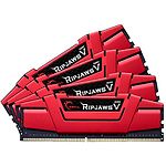Фото DDR-4 4шт x 16GB 3600МГц G.Skill Ripjaws V Red (F4-3600C19Q-64GVRB)