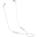 Изображение JBL TUNE 115BT (JBLT115BTWHT) WHITE, наушники вкладыши с микрофоном Bluetooth Фото JBL TUNE 115BT (JBLT115BTWHT) WHITE, наушники вкладыши с микрофоном Bluetooth