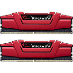 фото DDR-4 2шт x 4GB 2400МГц G.Skill Ripjaws V Red (F4-2400C17D-8GVR)