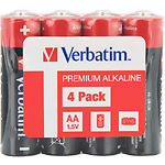 Батарейка Verbatim (49501) LR6 ALKALINE AA (4 шт/пак) - фото