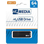 Флешка MyMedia {69263} USB 2.0 черная 64GB - фото