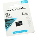 Изображение microSD HC 4GB TEAM Class10 без переходника, TUSDH4GCL1002 Фото microSD HC 4GB TEAM Class10 без переходника, TUSDH4GCL1002