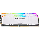 Фото DDR-4 2шт x 16GB 3200МГц Crucial Ballistix White RGB (BL2K16G32C16U4WL)