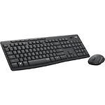 Клавиатура + мышь Logitech MK295 black, Silent Wireless Combo, box - фото