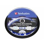 Оптический диск BD-R Verbatim M-Disc 25 Gb 4x Cake 10pcs InkJet Printable - фото