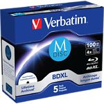 Оптический диск BD-R Verbatim M-Disc XL 100 Gb 4x Pack 5pcs - фото