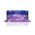 Изображение DVD+R Verbatim 4,7Gb 16x Cake 25 pcs Matt Silver (43500) Фото DVD+R Verbatim 4,7Gb 16x Cake 25 pcs Matt Silver (43500)