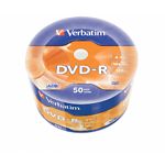 Изображение DVD-R Verbatim 4,7Gb 16x Wrap 50 pcs Matt Silver (43788) Фото DVD-R Verbatim 4,7Gb 16x Wrap 50 pcs Matt Silver (43788)