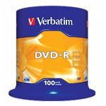 Изображение DVD-R Verbatim 4,7Gb 16x Cake 100 pcs Matt Silver (43549) Фото DVD-R Verbatim 4,7Gb 16x Cake 100 pcs Matt Silver (43549)