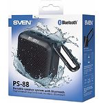 Изображение SVEN PS-88 (black) портативная система 7Вт, Li-Ion аккумулятор, BT, micro SD Фото SVEN PS-88 (black) портативная система 7Вт, Li-Ion аккумулятор, BT, micro SD