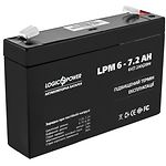Изображение Аккумулятор к UPS 6В 7.2Ач LogicPower AGM LPM 6-7.2 AH Фото Аккумулятор к UPS 6В 7.2Ач LogicPower AGM LPM 6-7.2 AH