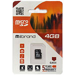 Изображение microSD HC 4Gb Mibrand class 6 (MICDC6/4GB) без переходника Фото microSD HC 4Gb Mibrand class 6 (MICDC6/4GB) без переходника