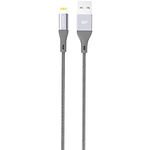Фото Кабель Silicon Power LK30AL USB-Lightning, 1м Gray 2.4A 32/24 AWG (SP1M0ASYLK30AL1G)