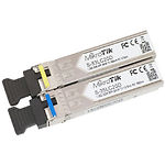 Изображение Модуль Mikrotik S-3553LC20D SFP пара, 1.25G Single Mode, LC, до 20км, підтримує DDM Фото Модуль Mikrotik S-3553LC20D SFP пара, 1.25G Single Mode, LC, до 20км, підтримує DDM