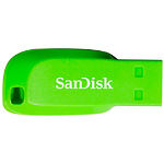 Изображение USB Flash 16Gb SanDisk Cruzer Blade Green (SDCZ50C-016G-B35GE) Фото USB Flash 16Gb SanDisk Cruzer Blade Green (SDCZ50C-016G-B35GE)