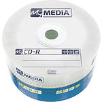Оптический диск MyMedia 700Mb 52x MATT SILVER Wrap 50 pcs CD-R - фото