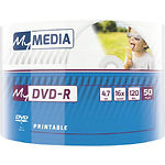 Оптический диск MyMedia 4,7Gb 16x Wrap Printable 50 pcs  DVD-R - фото
