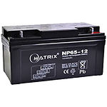 Изображение Аккумулятор к UPS 12В 65Ач Matrix NP65-12 Фото Аккумулятор к UPS 12В 65Ач Matrix NP65-12