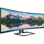 Изображение PHILIPS 49" 498P9/00 VA CURVED 32:9 5120x1440,5мс,450кд/м178/178,3000:1,75Гц,DP/2*HDMI,USB,Ауд,2x5Вт Фото PHILIPS 49" 498P9/00 VA CURVED 32:9 5120x1440,5мс,450кд/м178/178,3000:1,75Гц,DP/2*HDMI,USB,Ауд,2x5Вт