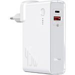 Изображение Внешний аккумулятор с ЗУ Baseus PPNLD-C02 2-in-1 Q.C. (White) Power bank & Charger (10000mAh 45W) Фото Внешний аккумулятор с ЗУ Baseus PPNLD-C02 2-in-1 Q.C. (White) Power bank & Charger (10000mAh 45W)