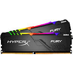 Фото DDR-4 2шт x 32GB 2666МГц Kingston HyperX Fury Black RGB (HX426C16FB3AK2/64)