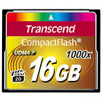 Карта памяти Transcend Compact Flash Card 16GB 1000x - фото