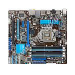 Фото ASUS P8P67-M, Intel P67, S-1155, 4*DDRIII, 2*PCIex16x, Raid, 1394, Audio 8ch, USB 3.0, Lan Giga