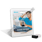 Фото Bluetooth Adapter CANYON CN-BTU5 USB2.0 3.0Mbps, 10м, черный, микро дизайн - идеал для ноутбука