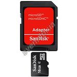 Изображение microSD HC 16Gb SanDisk Class 4 (с переходником , SDSDQM-016G-B35A) Фото microSD HC 16Gb SanDisk Class 4 (с переходником , SDSDQM-016G-B35A)