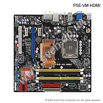 Фото ASUS P5E-VM HDMI S-775 iG35/ICH9R, 2*DDRII, Video Intel, PCIex16, S-ATA Raid, Audio 6ch, Lan