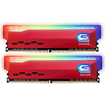 Изображение DDR-4 2шт x 8GB 3200МГц GEIL Orion Red RGB (GOSR416GB3200C16BDC) AMD compatible Фото DDR-4 2шт x 8GB 3200МГц GEIL Orion Red RGB (GOSR416GB3200C16BDC) AMD compatible