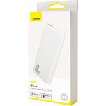 Изображение Внешний аккумулятор Power Bank Baseus (PPDML-02) Bipow Quick Charge 10000mAh 18W White Фото Внешний аккумулятор Power Bank Baseus (PPDML-02) Bipow Quick Charge 10000mAh 18W White