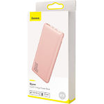 Изображение Внешний аккумулятор Power Bank Baseus (PPDML-04) Bipow Quick Charge 10000mAh 18W Pink Фото Внешний аккумулятор Power Bank Baseus (PPDML-04) Bipow Quick Charge 10000mAh 18W Pink