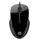 Изображение Мышка HP X1500 Wired Mouse Black (H4K66AA) Фото Мышка HP X1500 Wired Mouse Black (H4K66AA)