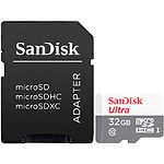 Фото microSD HC 32Gb SanDisk Ultra Class 10 UHS-I (SDSQUNR-032G-GN3MA) с SD переходником, R100MB/s