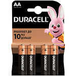Изображение Батарейка DURACELL LR06 MN1500 AA (5006200) блистер 4шт Фото Батарейка DURACELL LR06 MN1500 AA (5006200) блистер 4шт