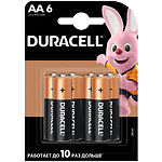 Изображение Батарейка DURACELL LR06 MN1500 AA (5007757) блистер 6шт Фото Батарейка DURACELL LR06 MN1500 AA (5007757) блистер 6шт
