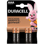 Изображение Батарейка DURACELL LR03 MN2400 AAA (81545421 / 5005967) блистер 4шт Фото Батарейка DURACELL LR03 MN2400 AAA (81545421 / 5005967) блистер 4шт