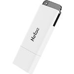 Изображение USB Flash 64Gb Netac U185 USB 2.0 White (NT03U185N-064G-20WH) Фото USB Flash 64Gb Netac U185 USB 2.0 White (NT03U185N-064G-20WH)