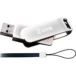 Изображение USB Flash 128GB Leven Carousel Line Silver USB3.1 (JUS301SL-128M) Фото USB Flash 128GB Leven Carousel Line Silver USB3.1 (JUS301SL-128M)