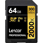 Изображение SD XC 64 GB LEXAR Professional UHS-II U3 V90 C10 (LSD2000064G-BNNNG) 2000x Фото SD XC 64 GB LEXAR Professional UHS-II U3 V90 C10 (LSD2000064G-BNNNG) 2000x