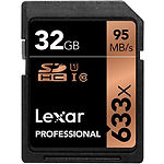 Изображение SD HC 32GB LEXAR Professional UHS-I U1 V30 C10 (LSD32GCB633) 633x R/W 95/20MB/s Фото SD HC 32GB LEXAR Professional UHS-I U1 V30 C10 (LSD32GCB633) 633x R/W 95/20MB/s