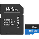 Изображение microSD HC 16GB Netac P500 Class 10 UHS-I (с SD переходником NT02P500STN-016G-R) Фото microSD HC 16GB Netac P500 Class 10 UHS-I (с SD переходником NT02P500STN-016G-R)