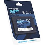 SSD жесткий диск PATRIOT Burst Elite 480Gb 3D 2.5", SATA3 (PBE480GS25SSDR) - фото