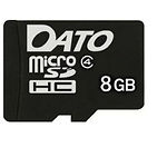 Изображение microSD HC 8Gb DATO class 4 (без переходника, DT_CL04/8GB-R) Фото microSD HC 8Gb DATO class 4 (без переходника, DT_CL04/8GB-R)