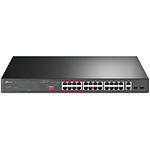 Изображение Коммутатор TP-Link TL-SL1226P, 24 port 10/100 PoE+, 2 Gigaport, 2 SFP, Неуправляемый Фото Коммутатор TP-Link TL-SL1226P, 24 port 10/100 PoE+, 2 Gigaport, 2 SFP, Неуправляемый