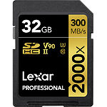 Изображение SD HC 32GB LEXAR Professional UHS-II U3 V90 C10 (LSD2000032G-BNNNG) 2000x R/W 300/260MB/s Фото SD HC 32GB LEXAR Professional UHS-II U3 V90 C10 (LSD2000032G-BNNNG) 2000x R/W 300/260MB/s