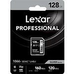 Изображение SD XC 128 GB LEXAR Professional UHS-I U3 V30 C10 (LSD1066128G-BNNNG) 1066x R/W 160/120MB/s Фото SD XC 128 GB LEXAR Professional UHS-I U3 V30 C10 (LSD1066128G-BNNNG) 1066x R/W 160/120MB/s