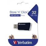 Изображение USB Flash 32Gb Verbatim {49307} USB3.2 STORE'N'CLICK Фото USB Flash 32Gb Verbatim {49307} USB3.2 STORE'N'CLICK
